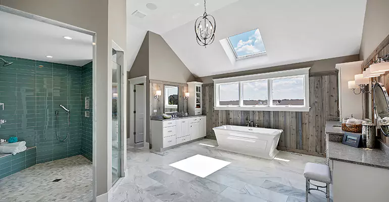 Guest Bathroom Flooring Remodel in Peoria