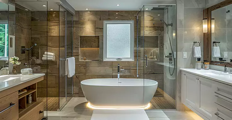 Master Suite Bathroom Remodel in Peoria, IL