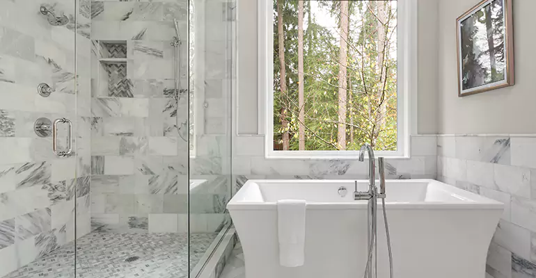 Bathtub to Tile Shower Conversion in Peoria